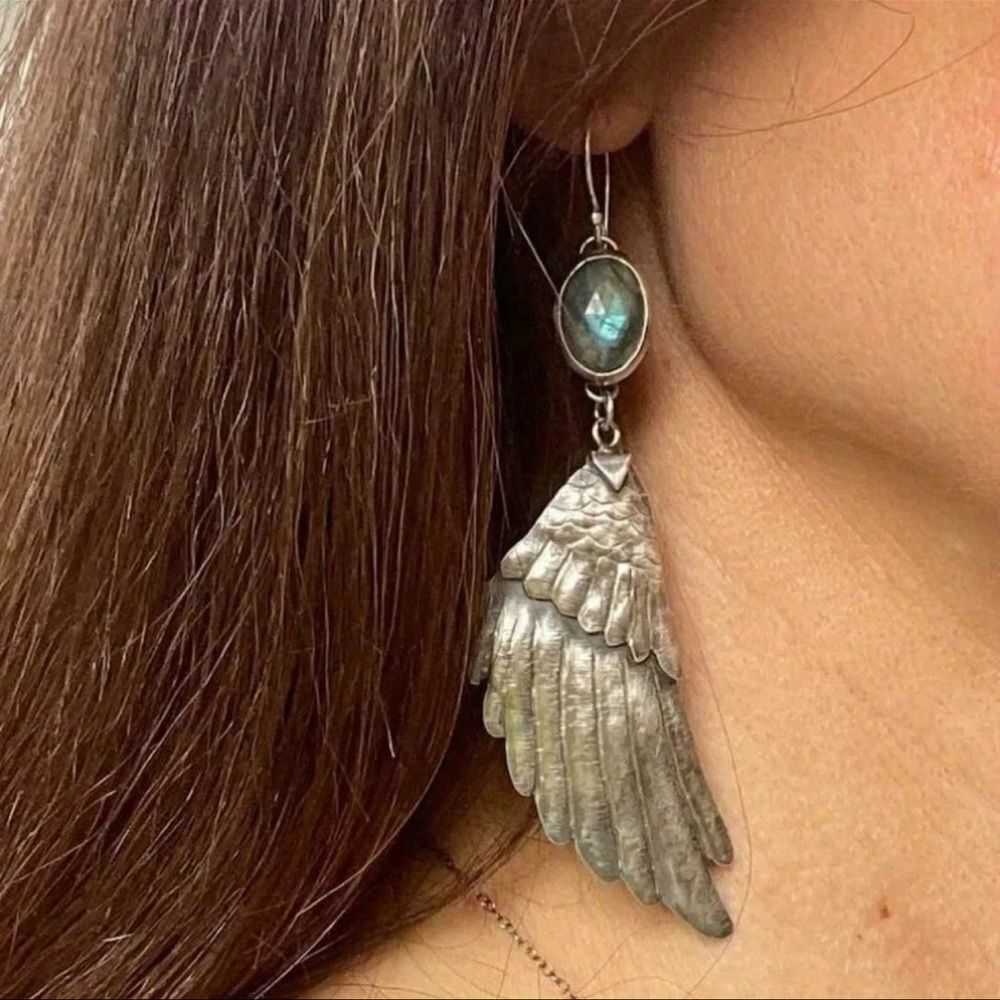 Free People Angel Wings Earrings - Picture 5 of 8